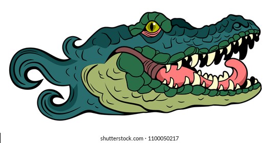 Portrait of the Alligator (crocodile)