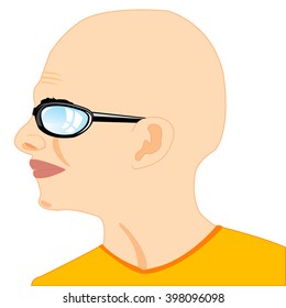 Portrait bald men