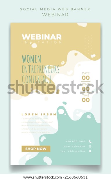 Portrait Banner Design Background Pastel Color Stock Vector (Royalty ...