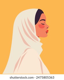 portrait of a beautiful arab woman