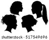 girl head silhouette