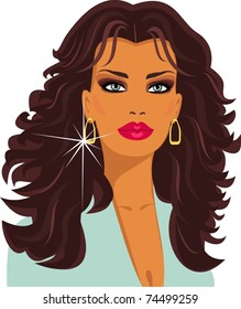 portrait of beautiful lady