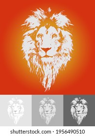 Portrait of a Beautiful lion