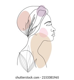 Portrait of a beautiful young woman