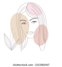 Portrait of a beautiful young woman