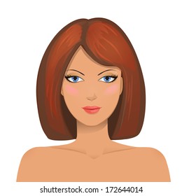 Portrait of a beauty girl