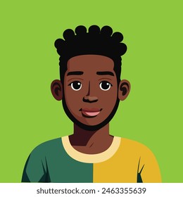 Retrato de un niño negro, afroamericano, jamaiquino, camiseta de fútbol