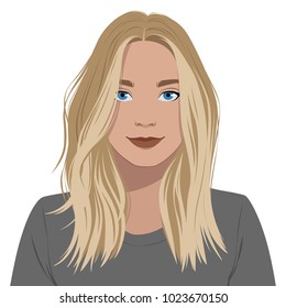Blond Hair Woman Cartoon Images Stock Photos Vectors Shutterstock