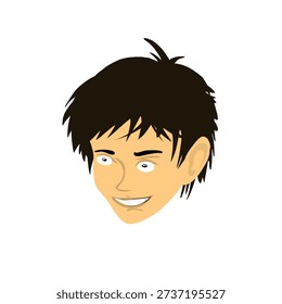 portrait of a boy with a smile