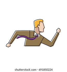 portrait of businessman gesturing person successful work