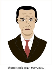 Portrait of businessman isolated