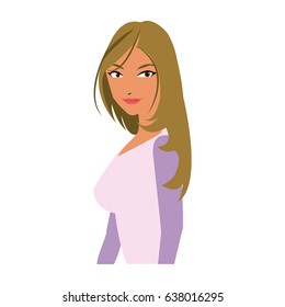 portrait character woman business worker