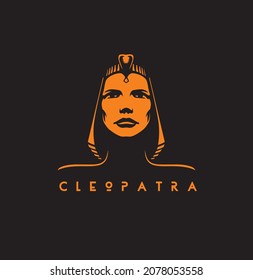 retrato de Cleopatra. Gráficos vectoriales