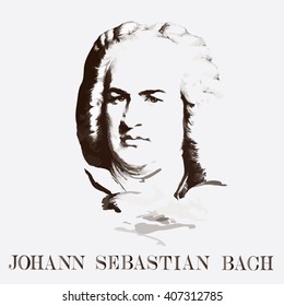 portrait of the composer Johann Sebastian Bach