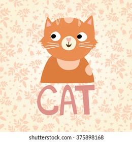portrait. cute cat