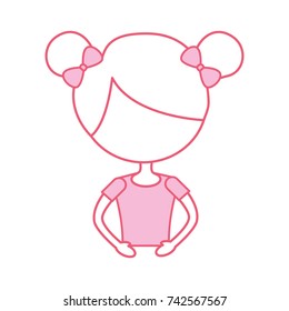 the portrait of a cute little ballerina classical dance costume