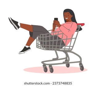 Portrait of a daughter hugging her old mother from the shoulder. Illustrated in flat design on a pink background. Concept for caring for elderly mothers or happy mother's day