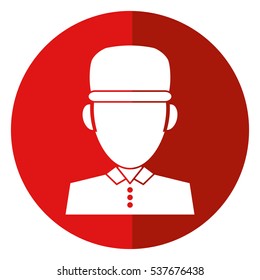 portrait delivery pizza boy shadow
