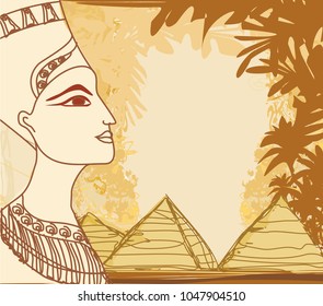 portrait of the Egyptian queen