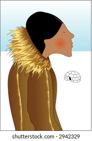Portrait Eskimo Woman