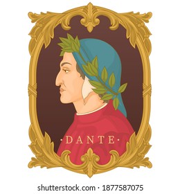 Portrait of the famous Italian writer
Dante Alighieri