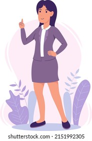 Portrait Of A Female Employee Who Is A Role Model