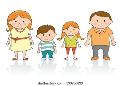 15,006 Cartoon family members Images, Stock Photos & Vectors | Shutterstock