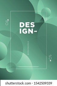 Portrait Geometric Background with Simple Shapes and Trendy Gradients Colors and Composition. EPS 10 Vector.