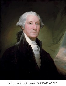 Portrait of George Washington - vector illustration