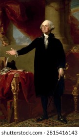 Portrait of George Washington - vector illustration