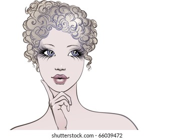 portrait of girl