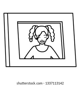 portrait with girl picture