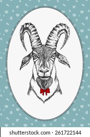 portrait of goat boy