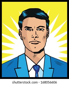 Portrait of a handsome  businessman 