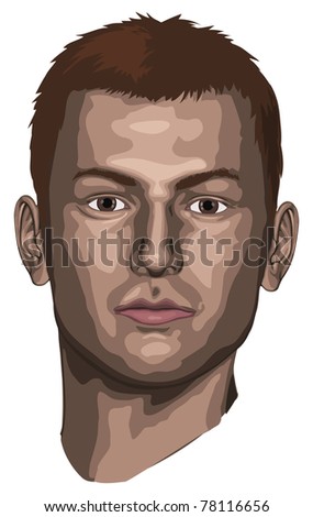 Portrait of a handsome young man