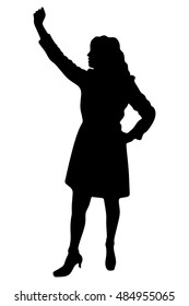 portrait of happy woman