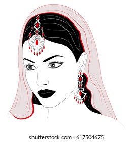 Indian Bride Sketch Images Stock Photos Vectors Shutterstock