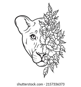 1,785 Lioness tattoo Images, Stock Photos & Vectors | Shutterstock