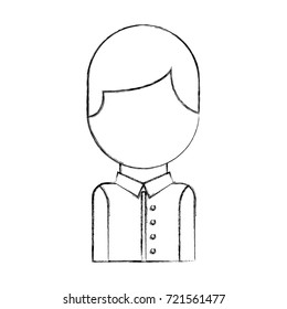 portrait man character worker call center