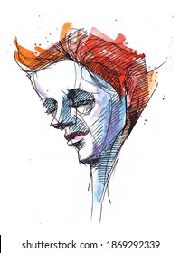 Retrato de un hombre. El rostro humano. Película fresca