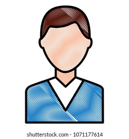 portrait man male character faceless image