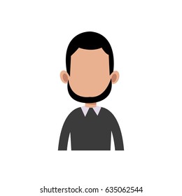 portrait, man people faceless style image