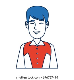 portrait man smiling character person