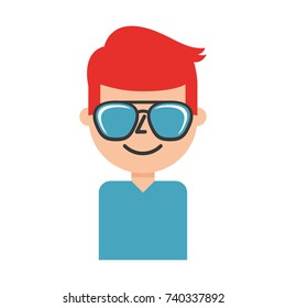 portrait man young avatar character male
