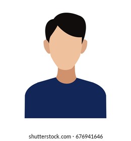 portrait man young male cartoon people
