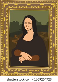 Retrato de la Mona Lisa por Leonardo da Vinchi