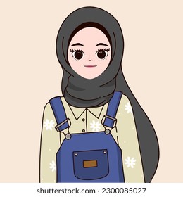 portrait of muslim girl , portrait hijab girl