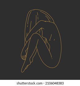 portrait of a mystical moon woman. ideal for blog astrologer or tarot