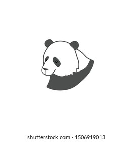 A portrait of a panda. Realistic style