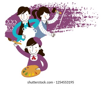 Retrato de personas en diferentes ocupaciones
